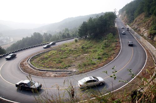 天柱山旅游公路设计